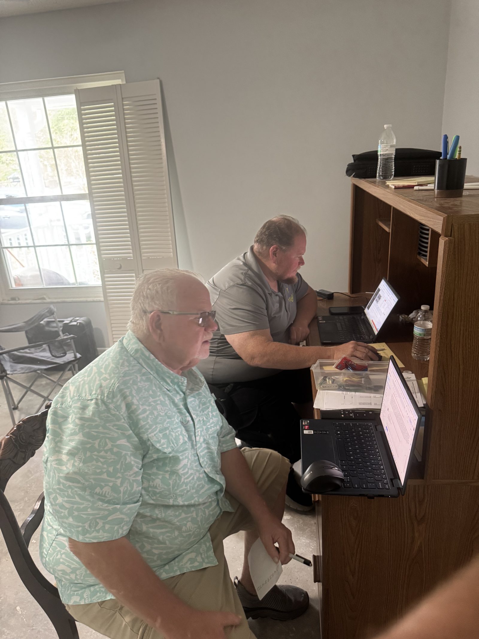 Going through the numbers with a homeowner