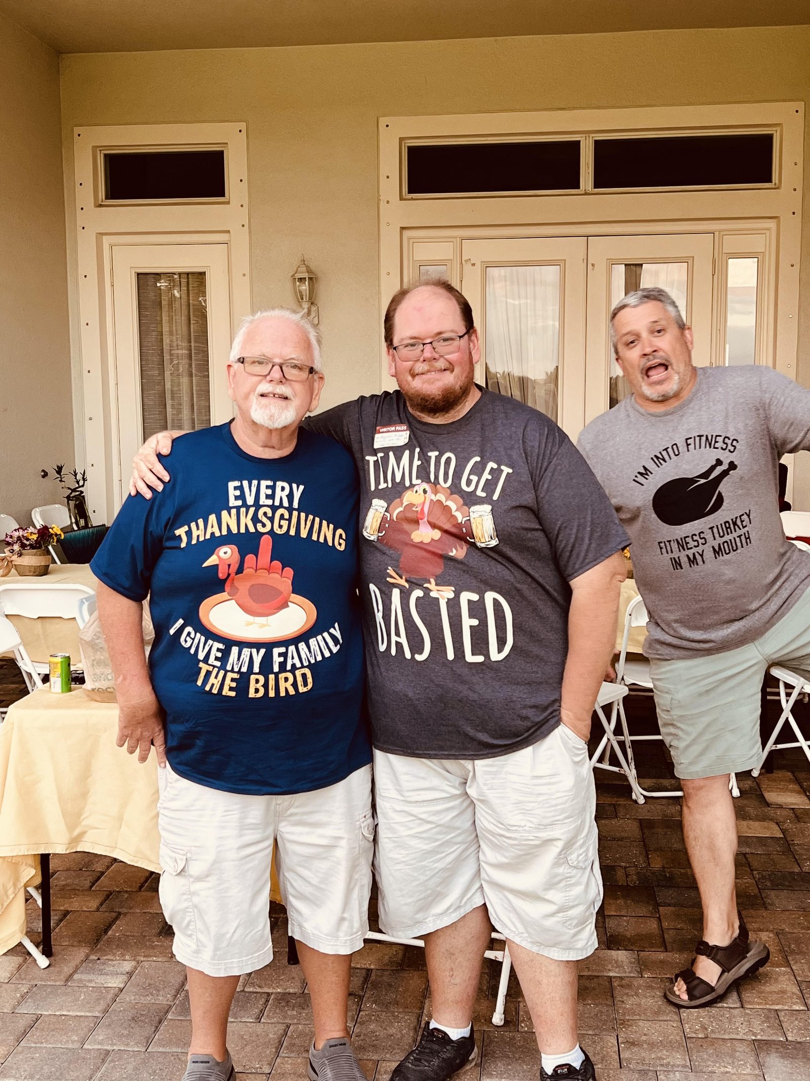 The Adams family together